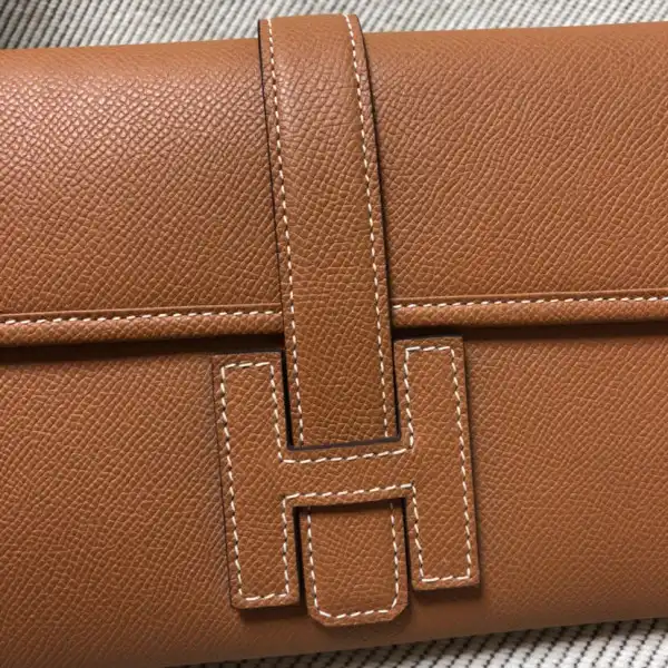 Rep ladies Cheap HERMES JIGE 29CM CLUTCH ALL HANDMADE 0122