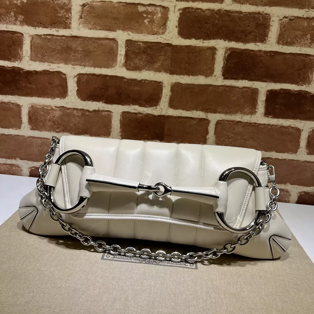 Cheap GUCCI HORSEBIT CHAIN BIG SHOULDER BAG 0118