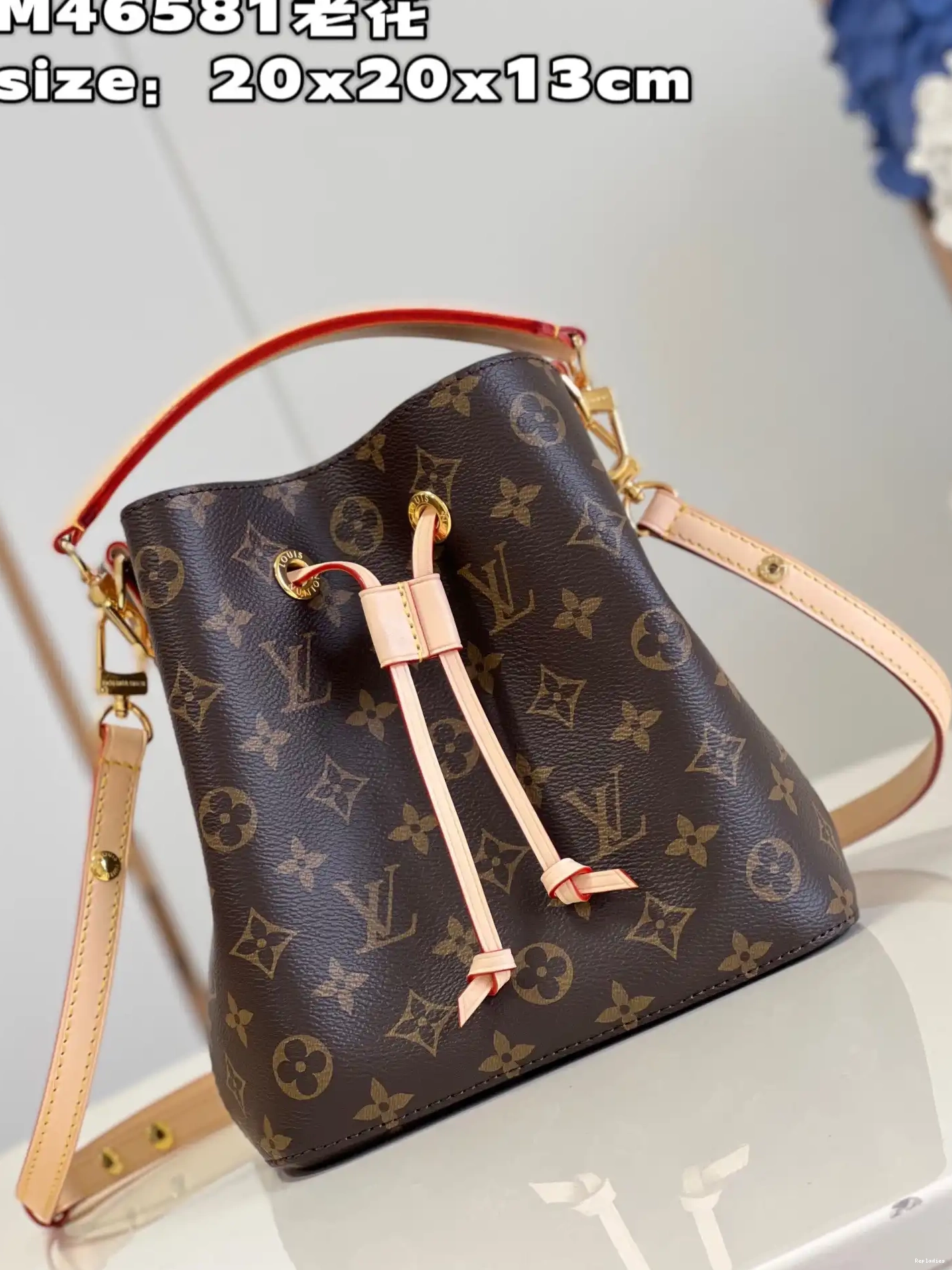 Cheap VUITTON BB-20*20*13cm LOUIS NÉONOÉ 0219