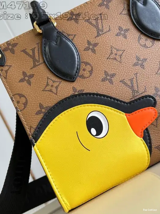 Cheap PM-25*19*11.5cm LOUIS VUITTON ONTHEGO 0217