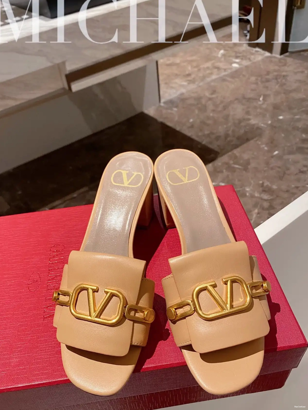 Cheap VALENTINO SIGNATURE SANDAL SLIDE VLOGO 0212