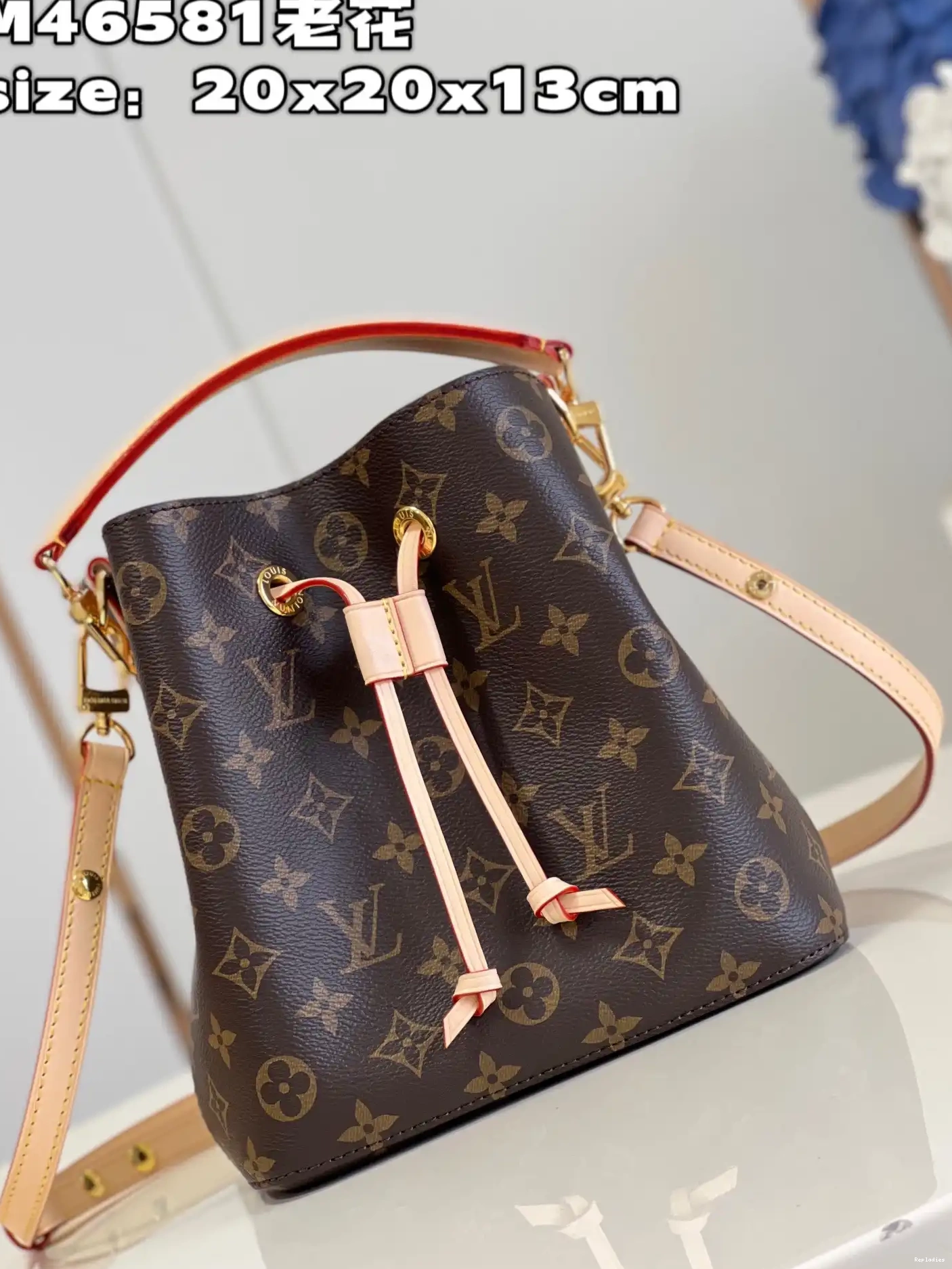 Cheap VUITTON BB-20*20*13cm LOUIS NÉONOÉ 0219