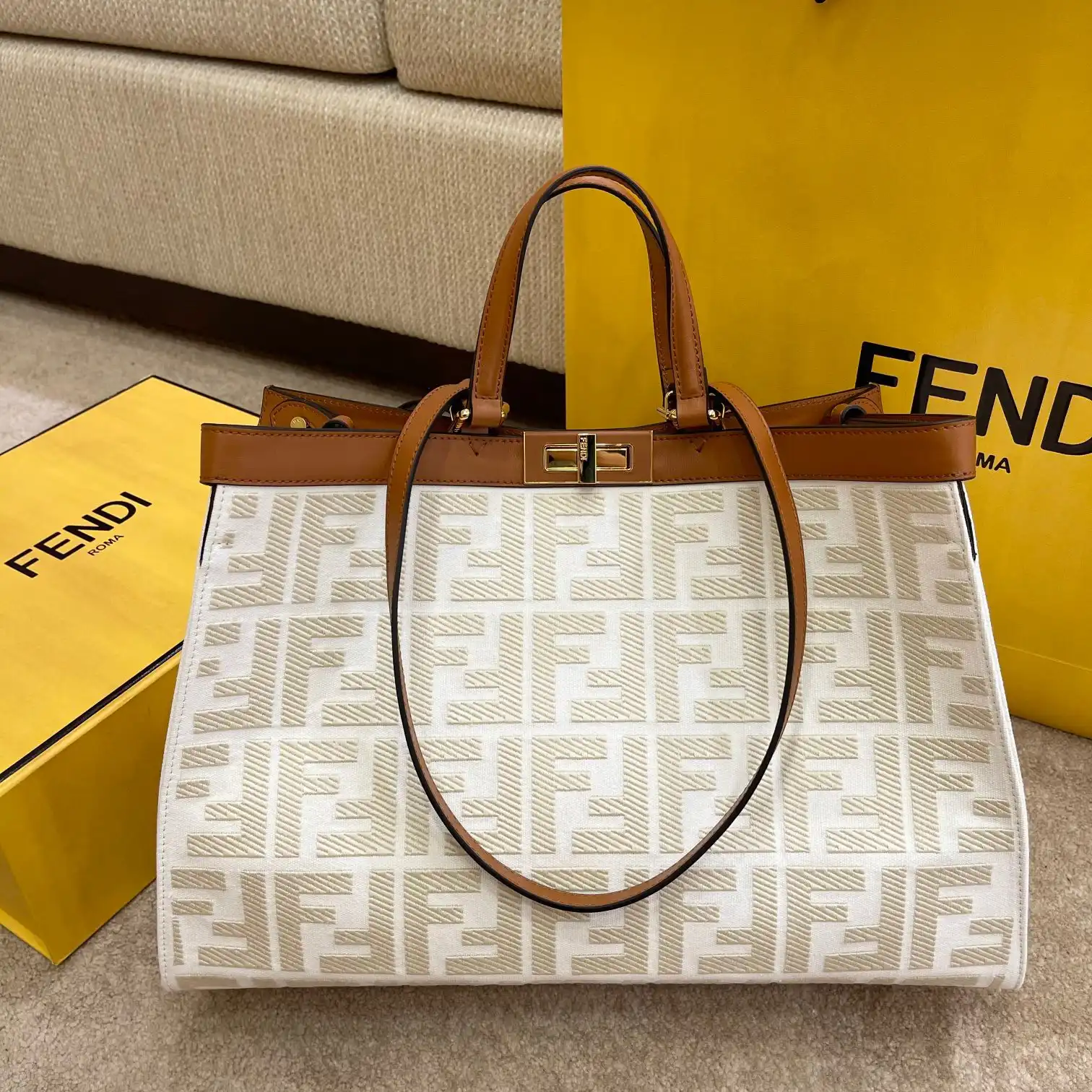 Cheap FENDI PEEKABOO X-TOTE 0201